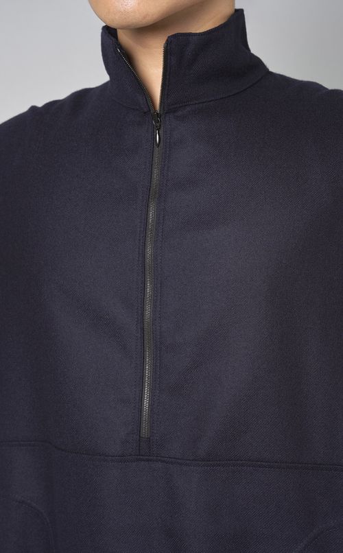 ハーフジップトラックジャケット