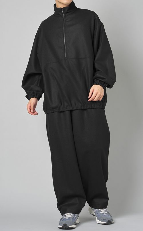 ハーフジップトラックジャケット