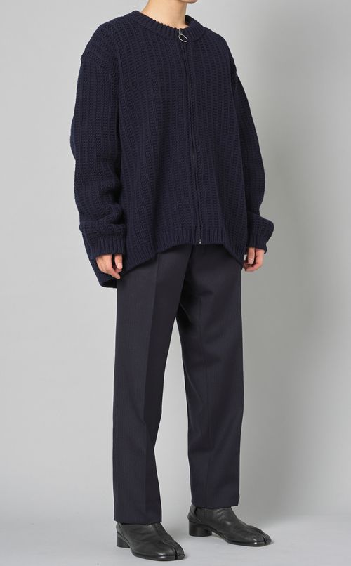 ウールヘリンボンパンツ