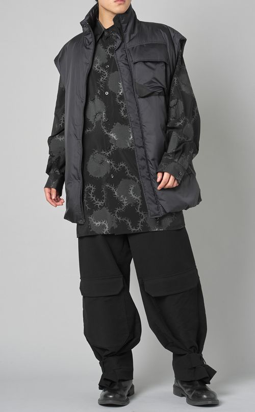 ナイロン中綿ベスト