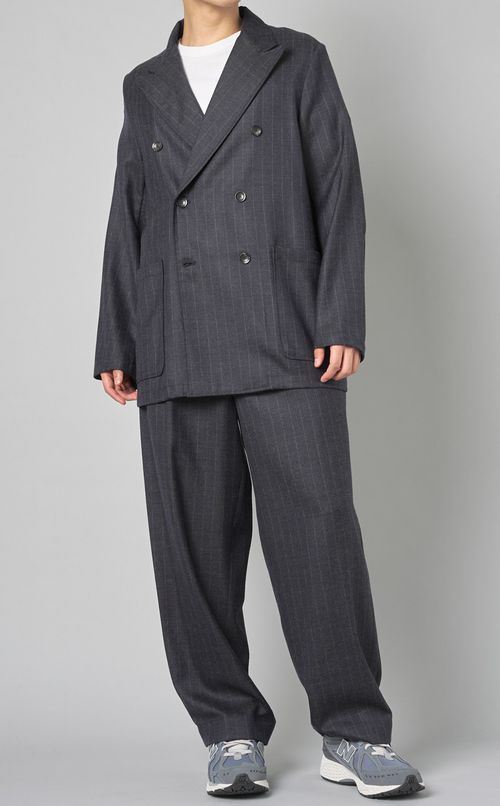 ツータックワイドオフィサーパンツ