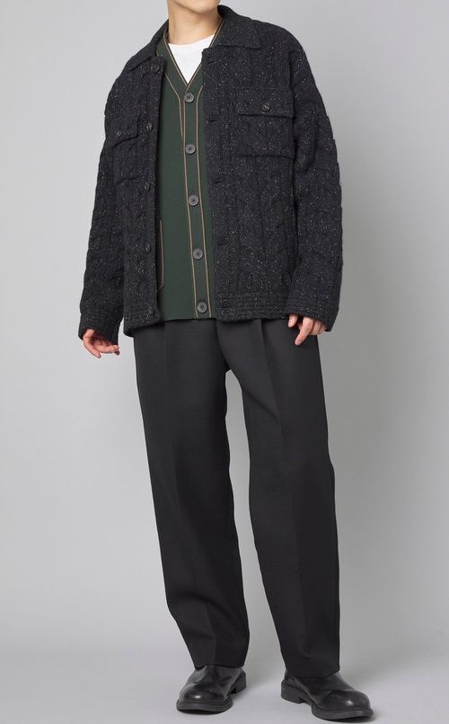 ミラノリブVネックカーディガン