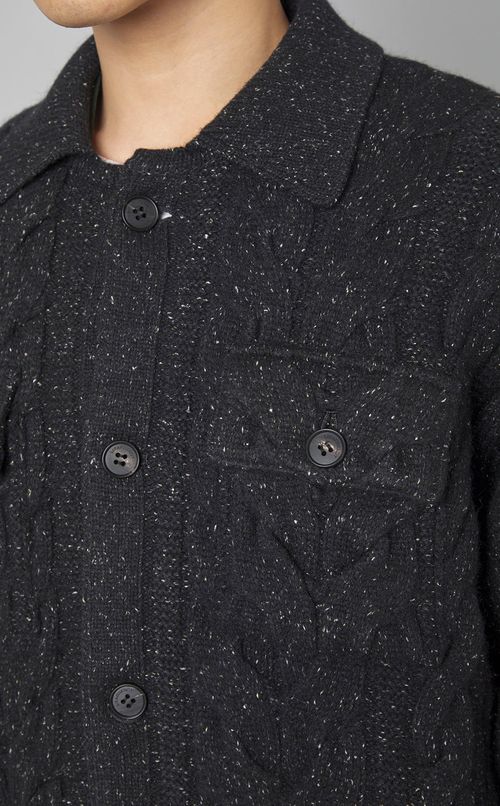 ニットブルゾン