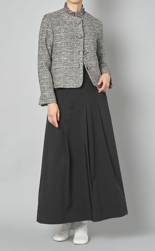 ツイードミックスノーカラージャケット