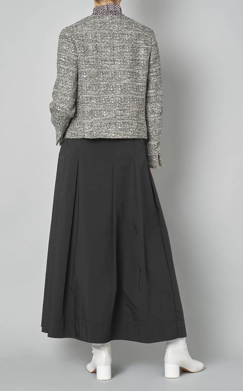 ツイードミックスノーカラージャケット