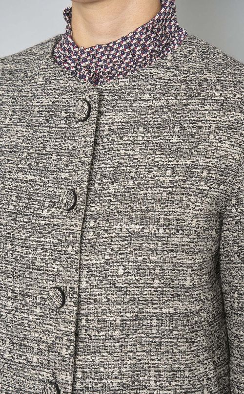 ツイードミックスノーカラージャケット