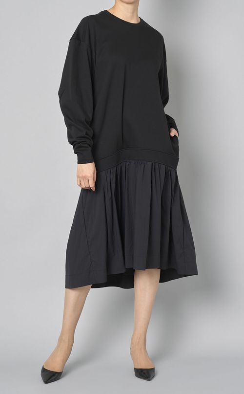 バックリボンコンボワンピース