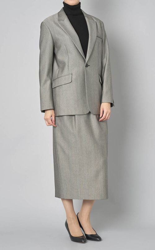 ヘリンボーンシングルジャケット