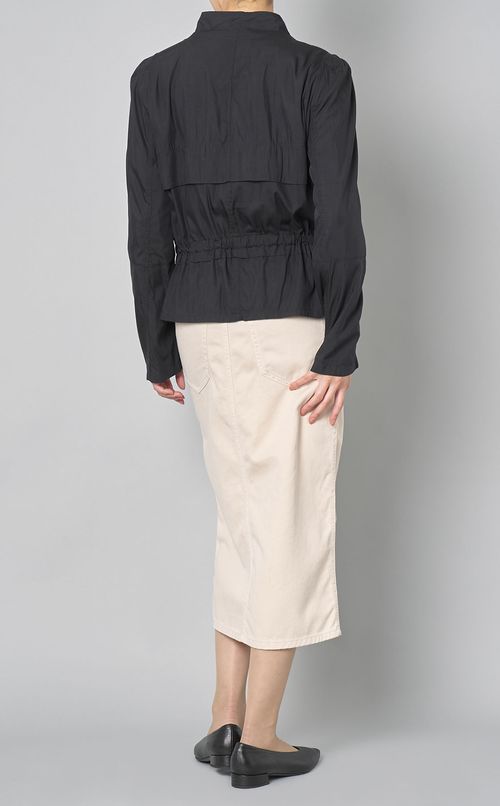 スタンドカラードローコードブルゾン