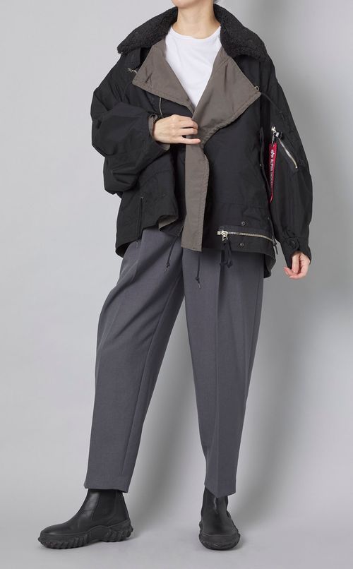 アルファダブルエンドモッズコート