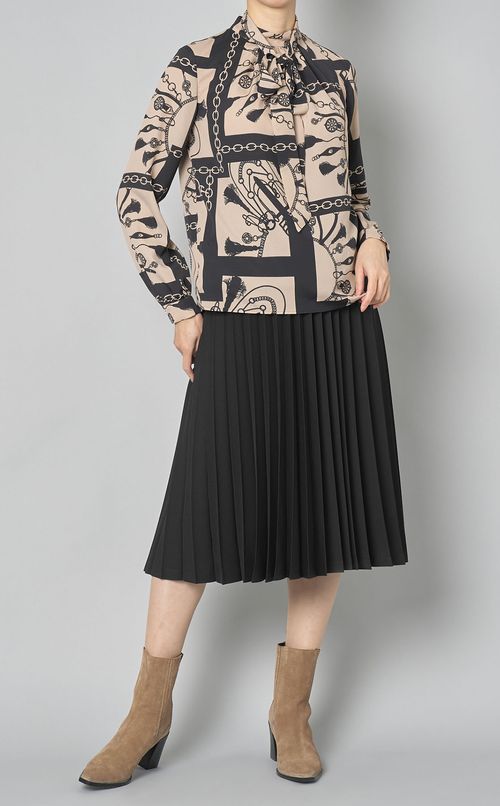 コルセットプリーツスカート