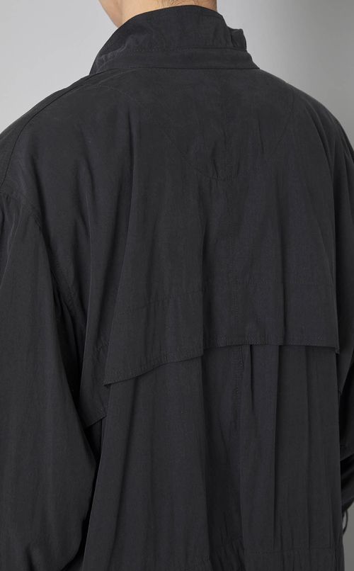 オーバーサイズロールスリーブコート