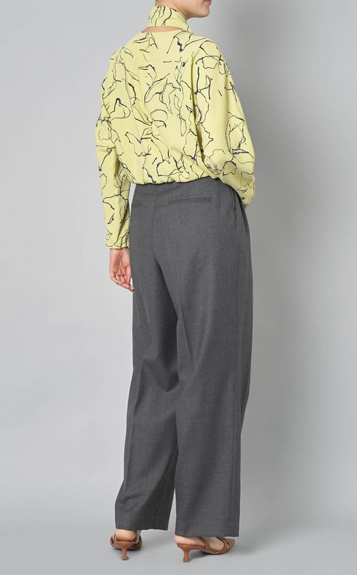 ドローイングプリントブラウス