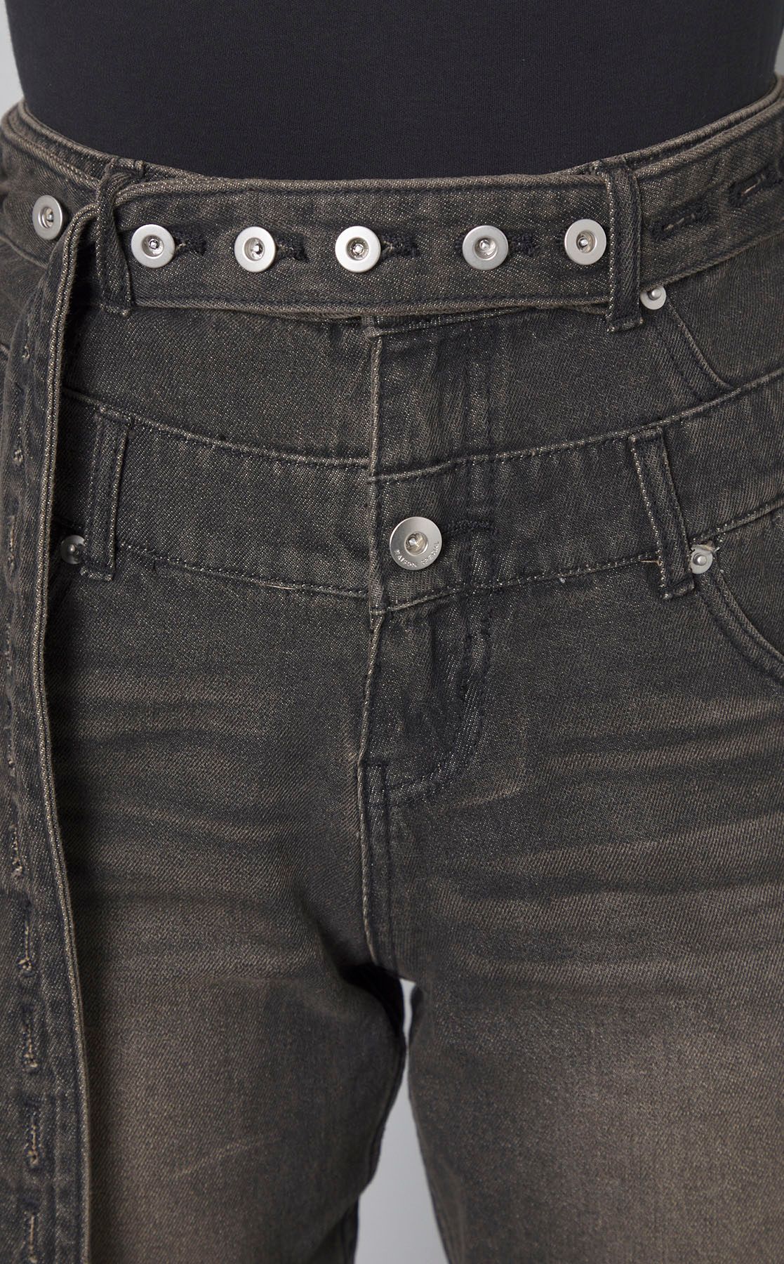 MAISON SPECIAL｜ダブルウエストツイストデニムパンツ