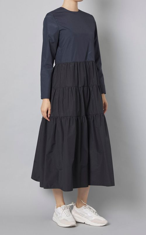 コットンティアードワンピース