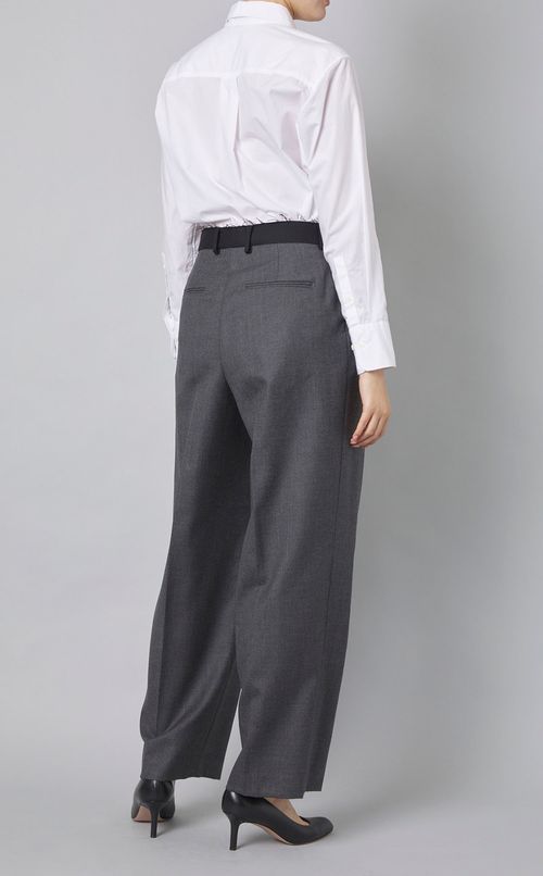 ウールサキソニースリータックパンツ