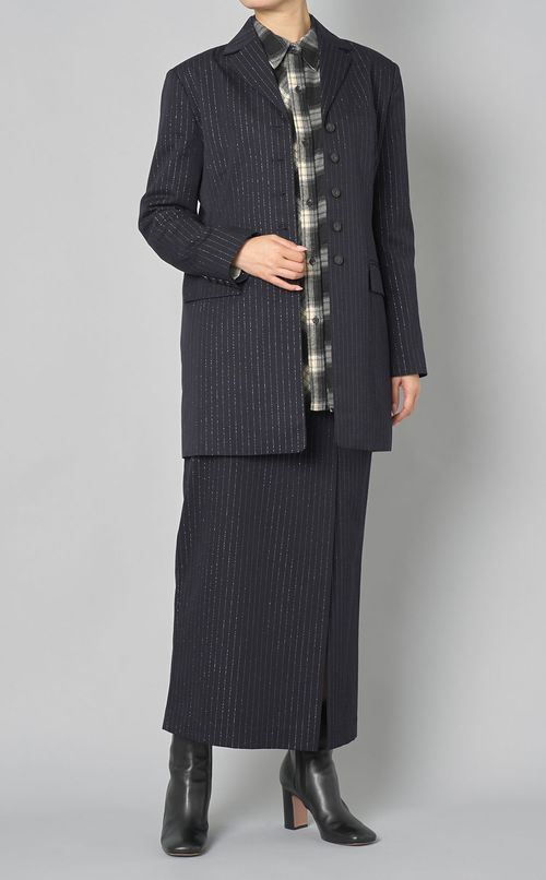 ストライプボックスジャケット