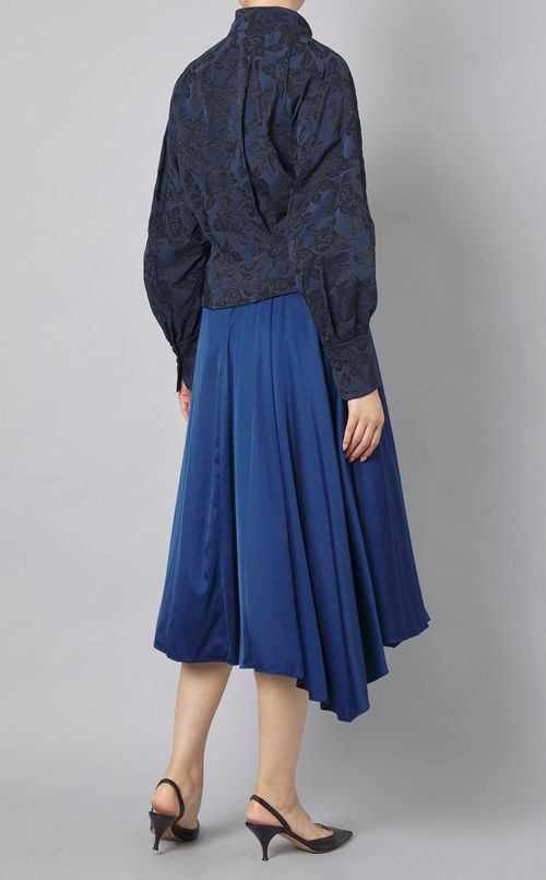 ローズジャガードブラウス