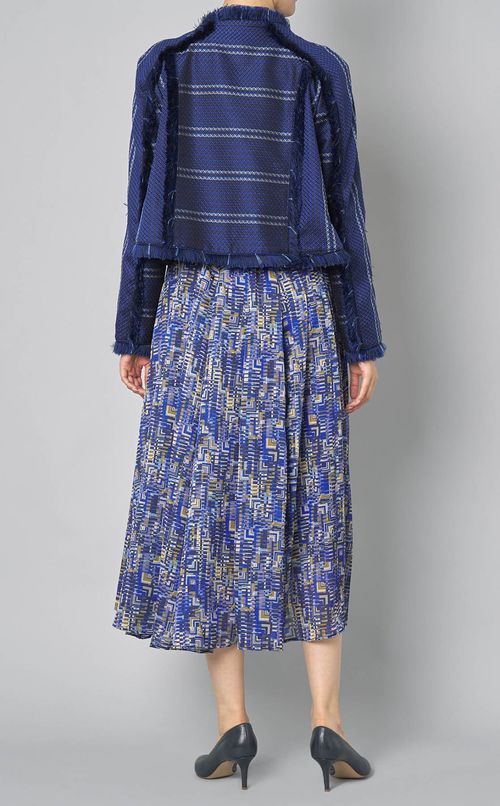 チェックジャガードジャケット