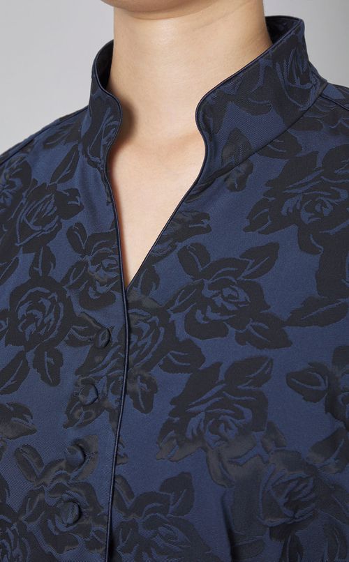 ローズジャガードブラウス