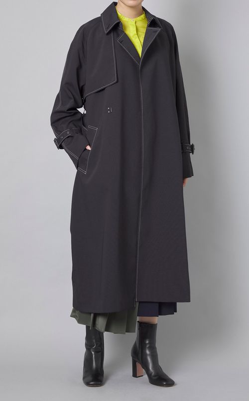 カラーブロックプリーツスカート