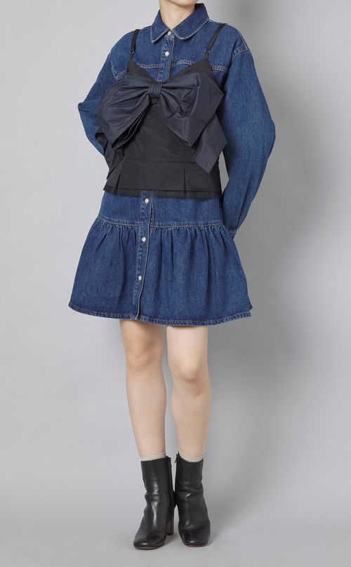 タフタボウキャミソールトップス