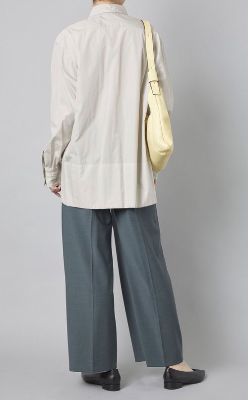 コットンバイカラーシャツ