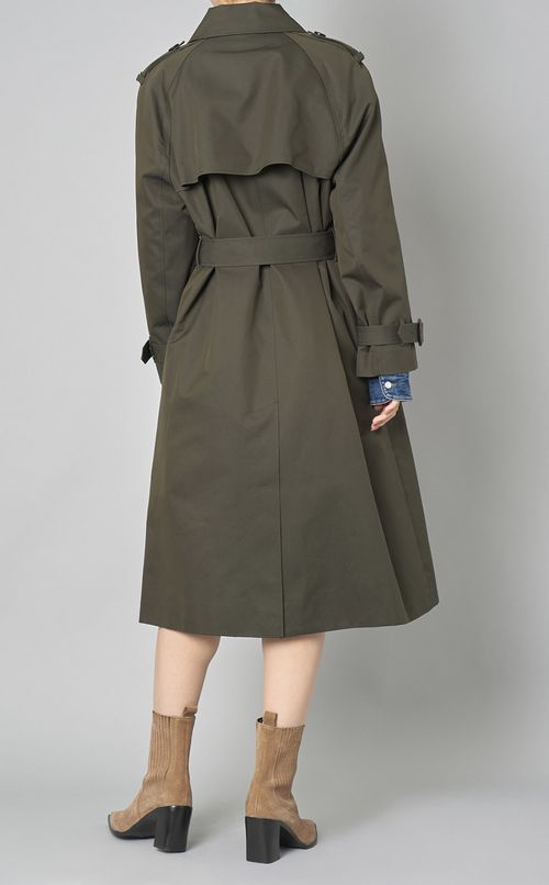 リラックスロングトレンチコート