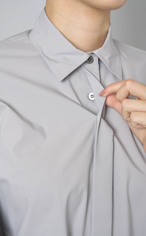 ブロードボリュームスリーブブラウス