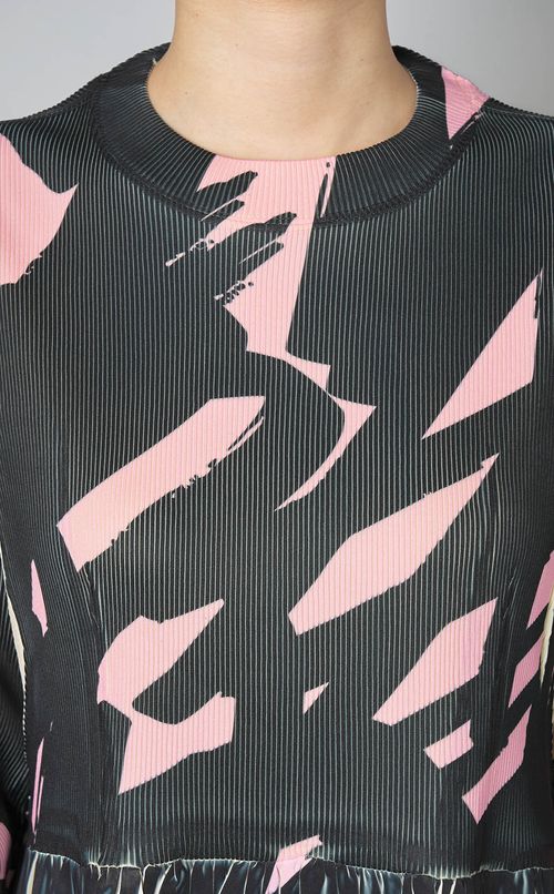 ダイレクトプリン卜リブギャザーワンピース