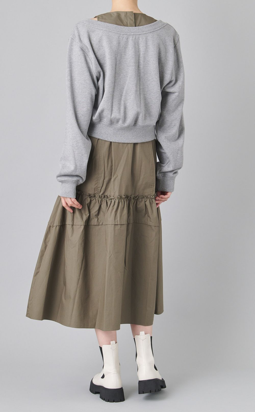 ダブルレイヤードワンピース