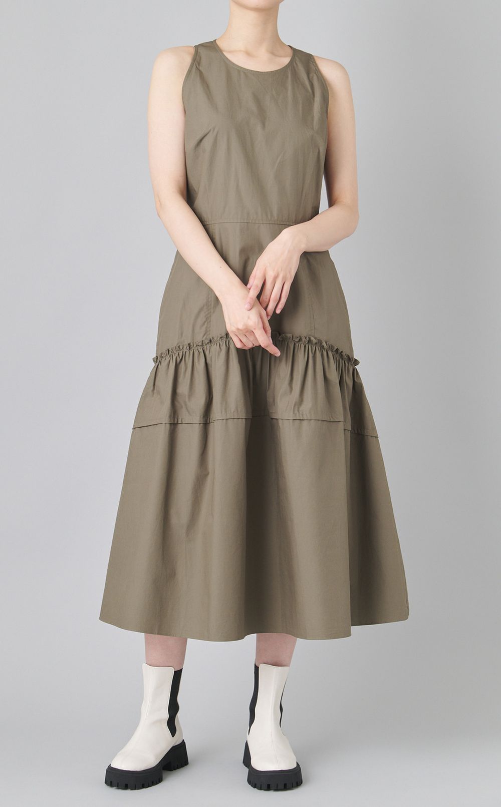 ダブルレイヤードワンピース