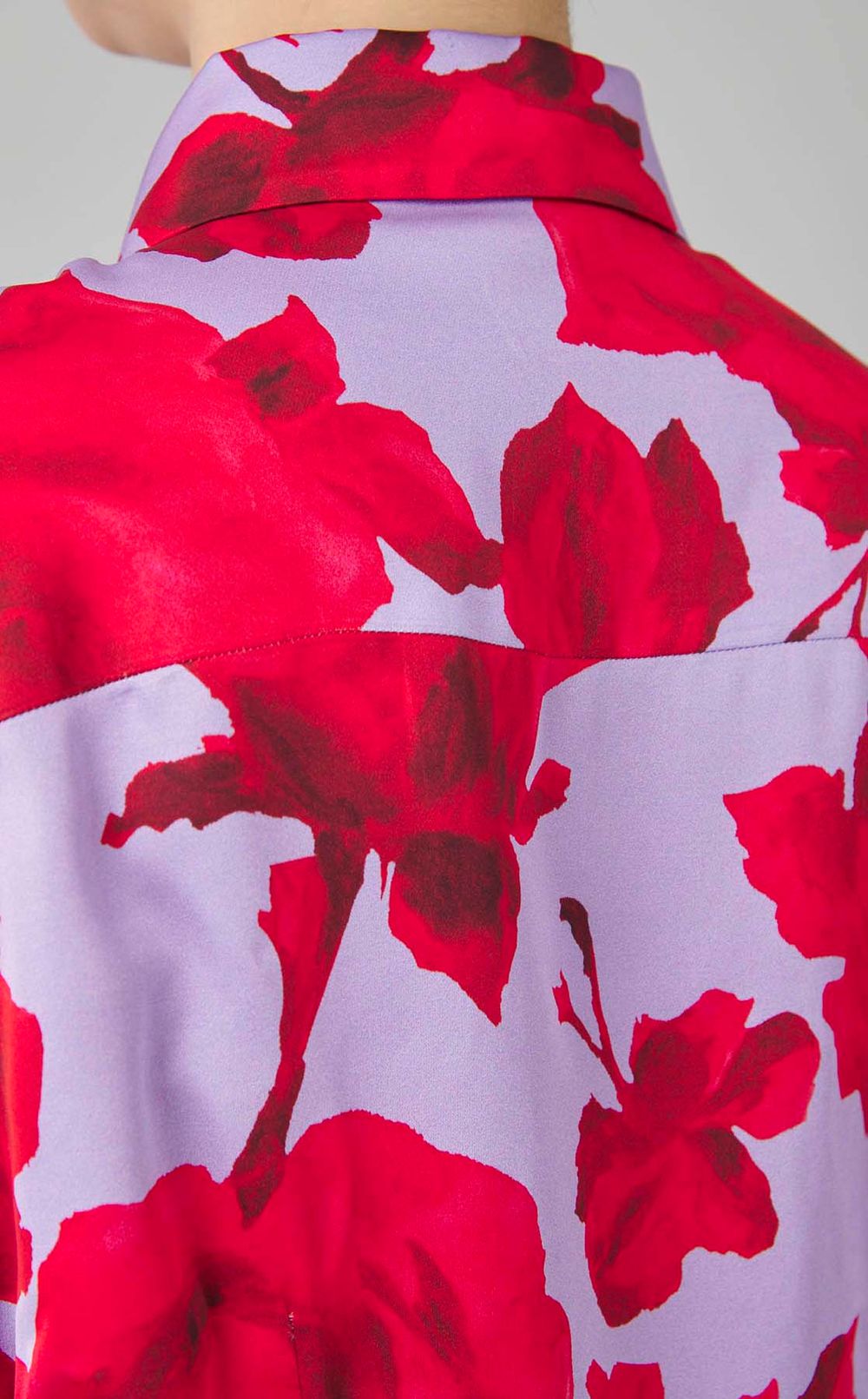 ビッグローズプリントシャツ