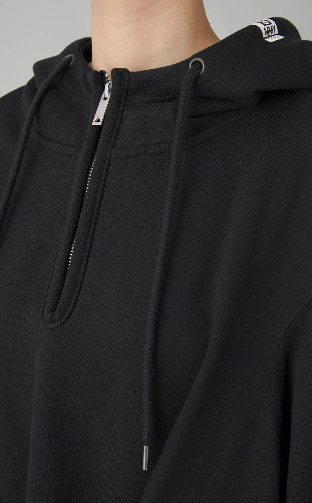 シャツコンビフーディワンピース