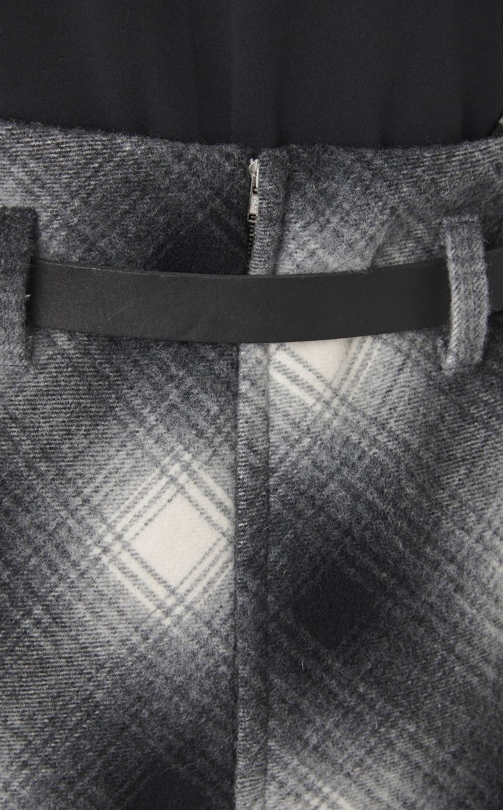 チェックバイヤスロングスカート