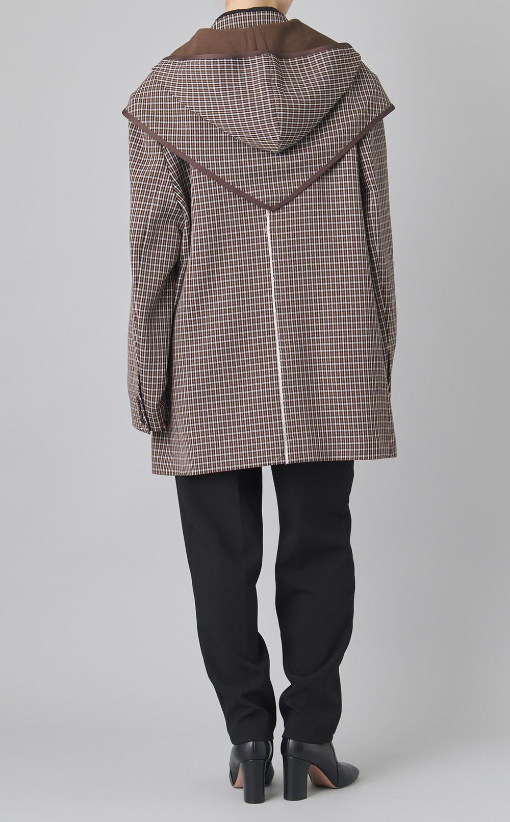 フードスカーフジャケットコート