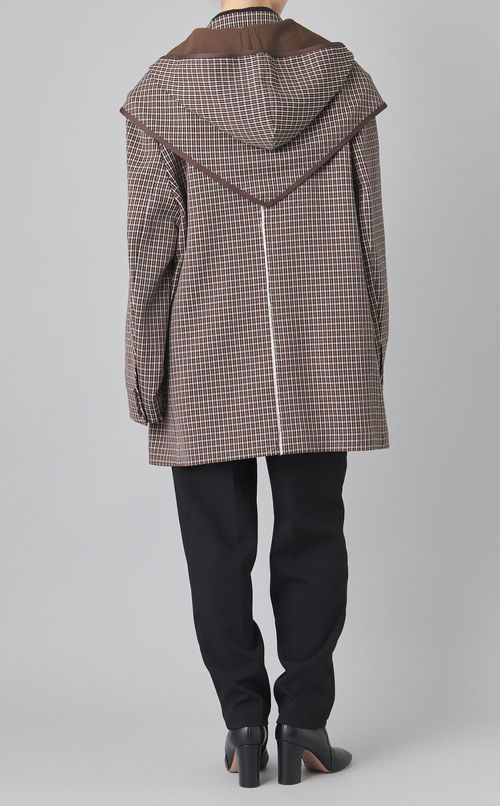 フードスカーフジャケットコート