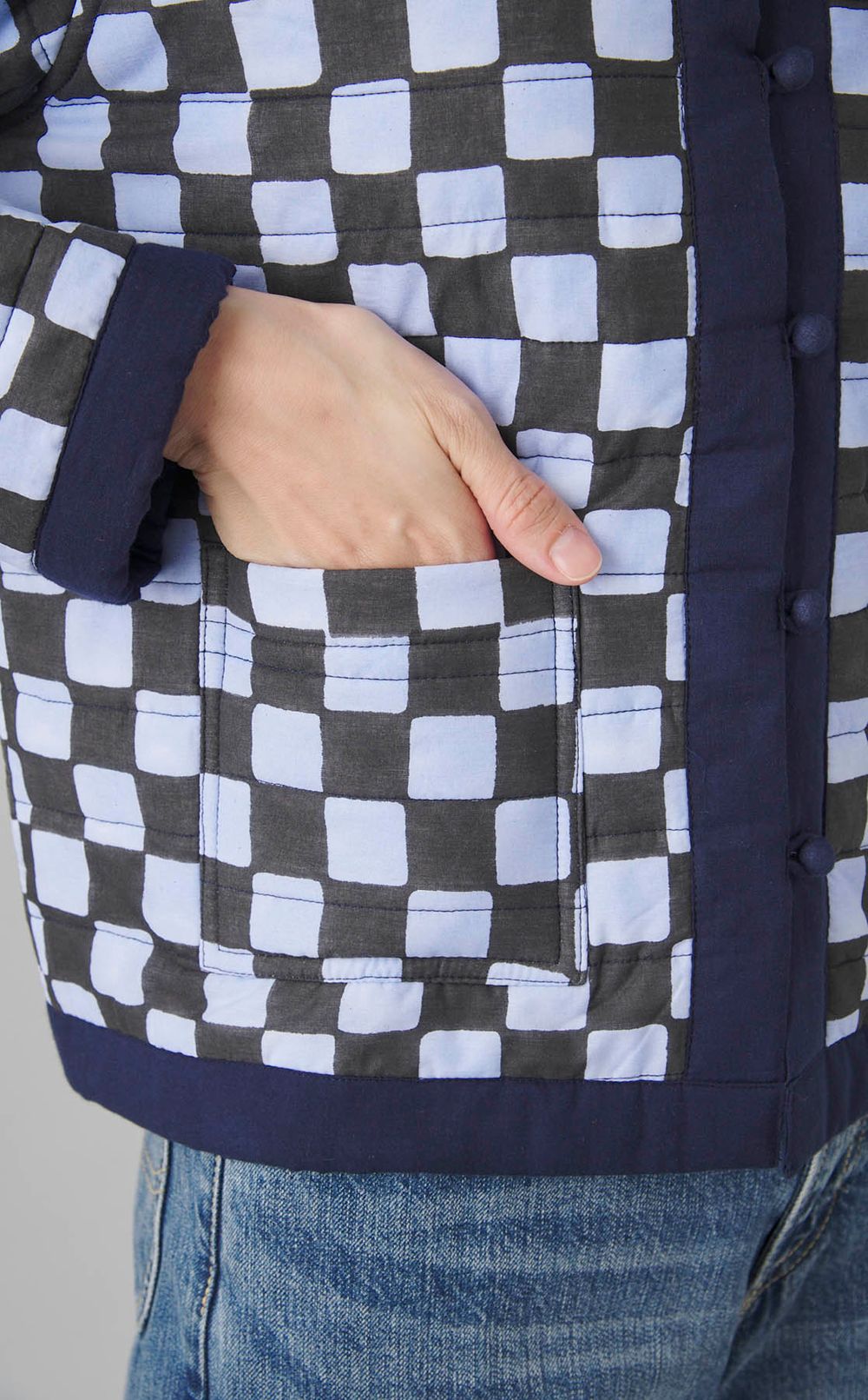 Poppyキルテッドジャケット