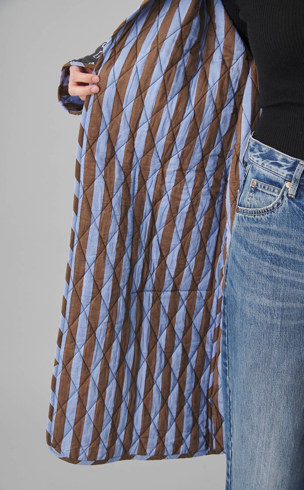 JIYAキルティッドコート