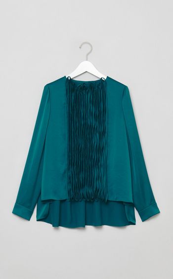 フロント切替デザインブラウス