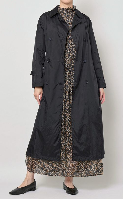 ナイロンタフタライトトレンチコート