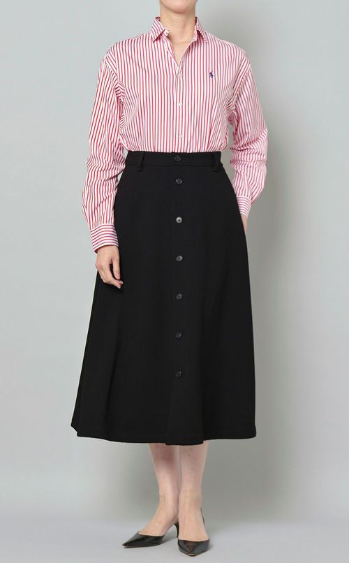 ウールクレープサーキュラースカート