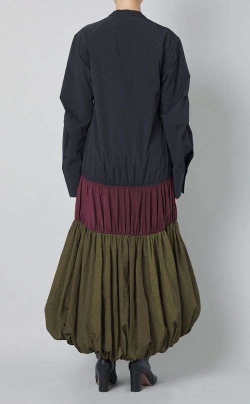 バルーンシャツワンピース