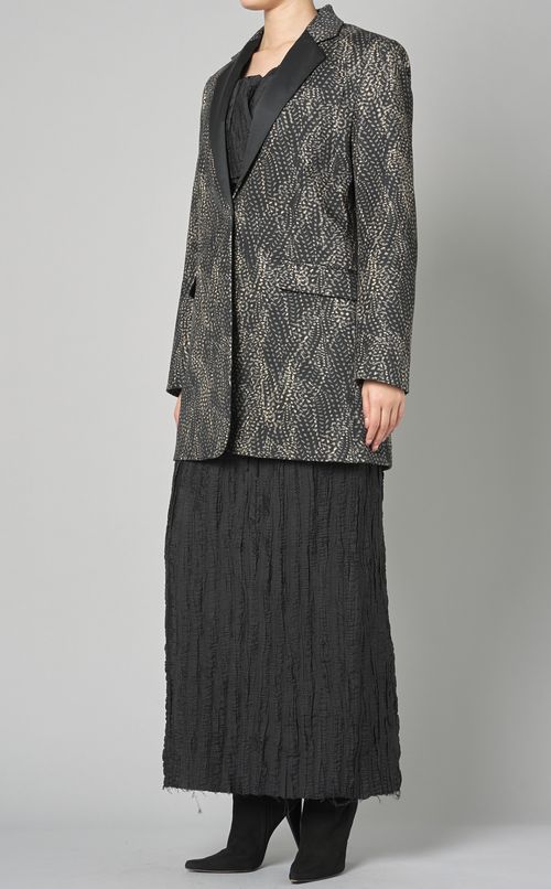 フェザープリントテーラードジャケット