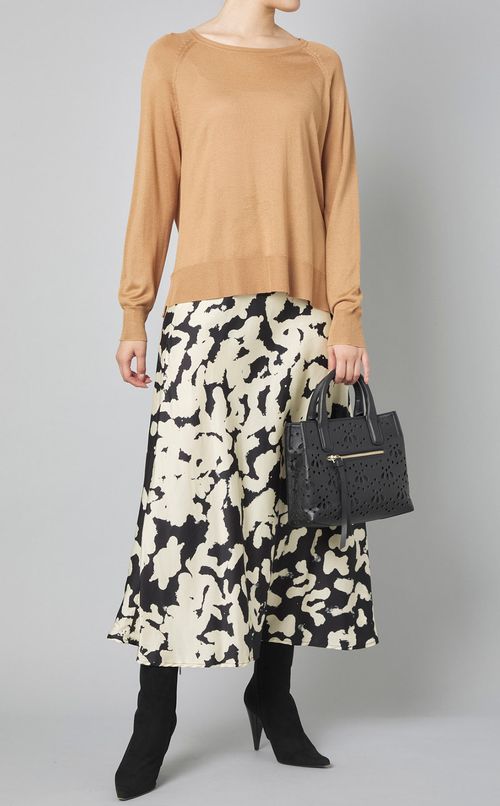 DOPPIAカットワークレザーバッグ