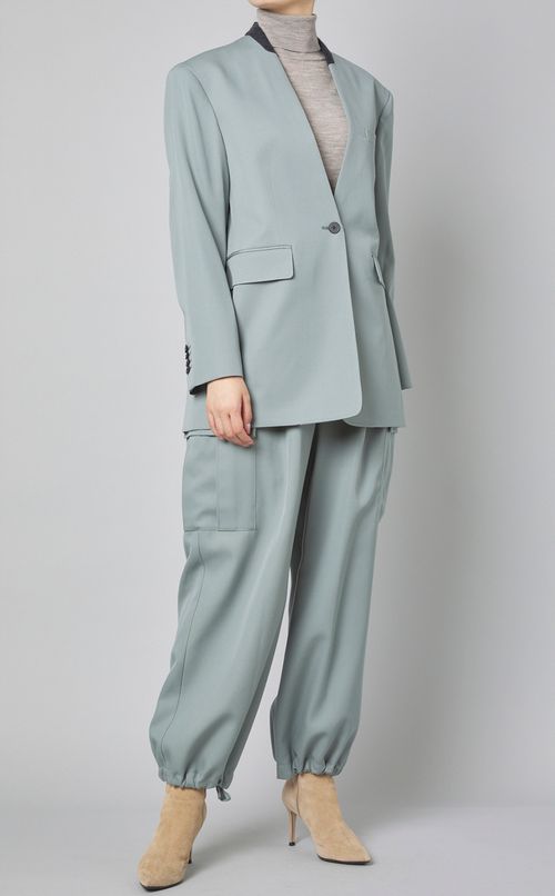 ドロストコードウールカーゴパンツ