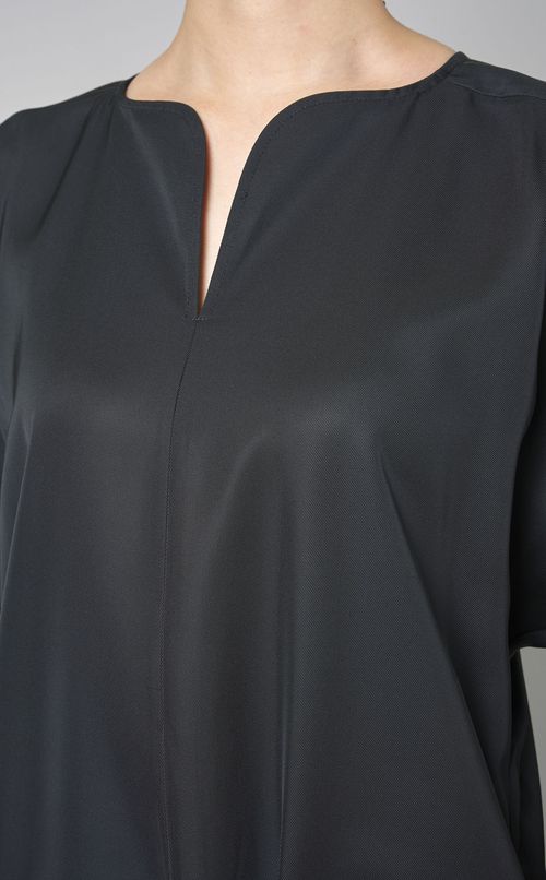 ワイドスリーブロングワンピース