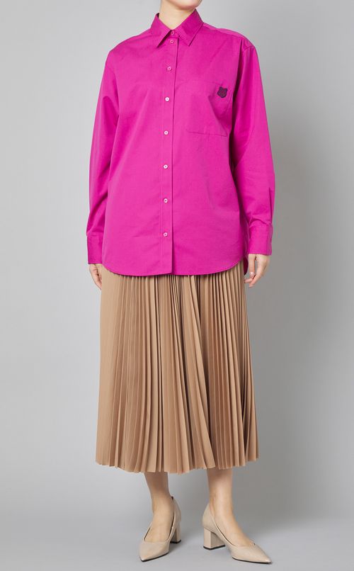 コットンビッグシルエットシャツ