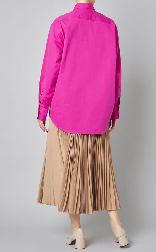 コットンビッグシルエットシャツ