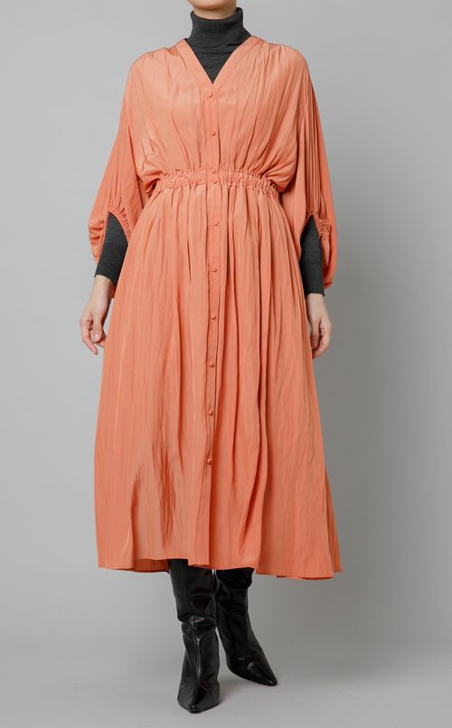 フロントギャザーワンピース